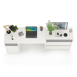 Компьютерный стол Торонто с комодом
