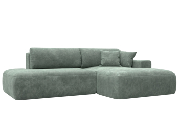 Диван угловой Лига-036 НПБ Модерн правый угол, велюр BRUT