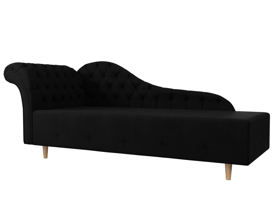 Кушетка диван, Кушетка Камерон левая, микровельвет 