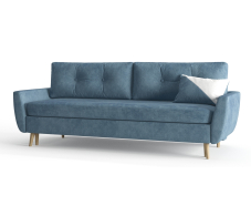 Диваны с ящиком для белья, Диван-кровать Норфолк, независимый пружинный блок, велюр