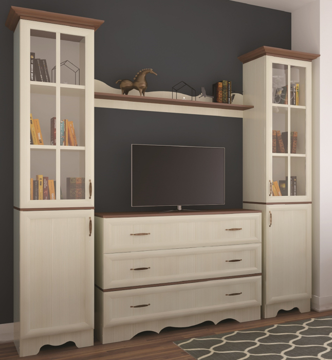 Стенки для гостиной, Гостиная Латте компл.3