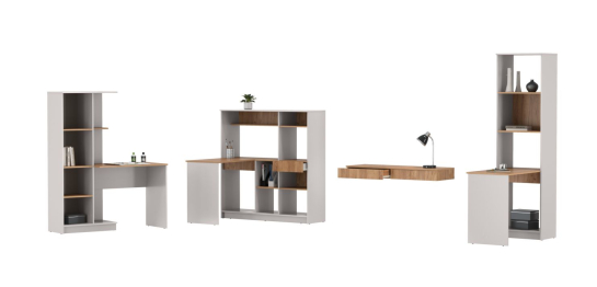 Стол письменный со стеллажом Прайм 89.19