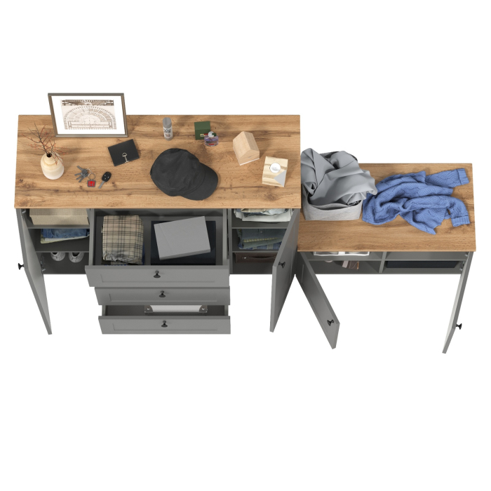 Прихожие, Комод Остин 16.221 с тумбой две дверки