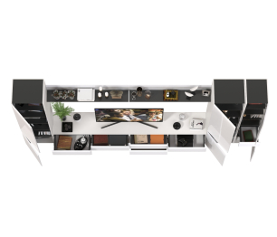 Сидней мебельная стенка комплектация № 111