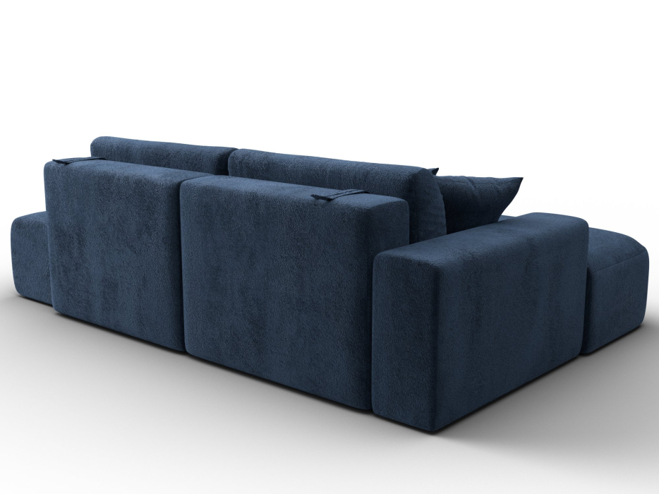 Диваны угловые в гостиную, Диван угловой Лига-036 НПБ Модерн левый угол, велюр TOWER