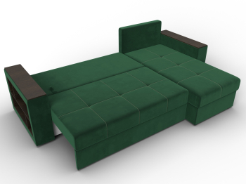 Диван угловой Дубай Лайт угол универсальный, велюр