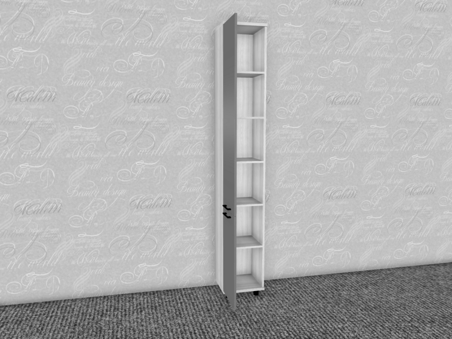 Шкафы пеналы, Модульная система Грейс Шкаф ШК-5042  Ясень Асахи