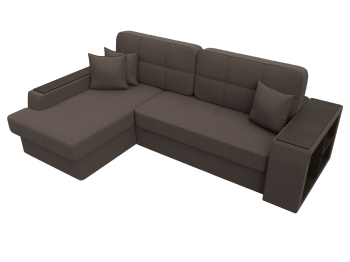 Диван угловой Брюссель левый угол, рогожка Амур