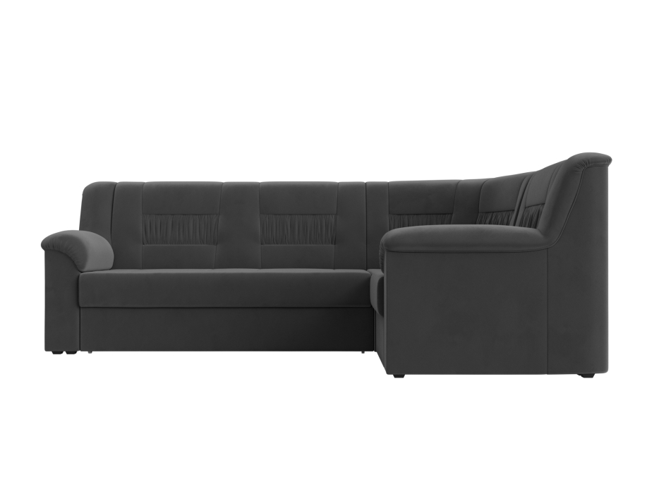 Диваны угловые в гостиную, Угловой диван Карелия правый, велюр