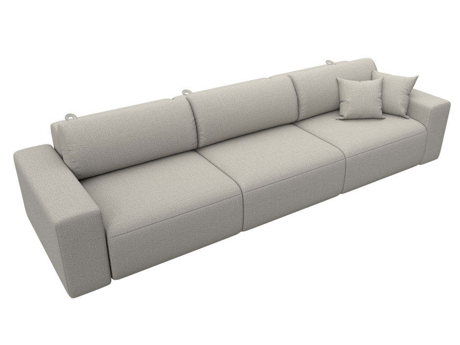 Диваны еврокнижки, Диван прямой Лига-036 НПБ Классик Лонг, рогожка Амур