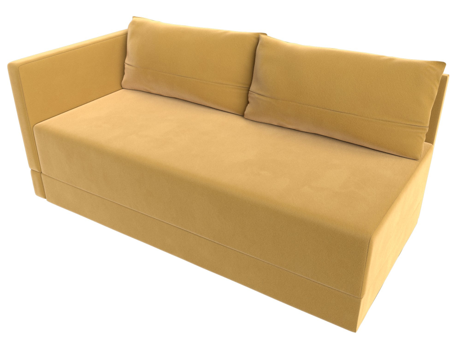 Кушетка диван, Кушетка Никас левая, микровельвет