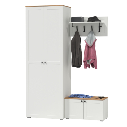 Шкаф Остин с тумбой и вешалкой для верхней одежды