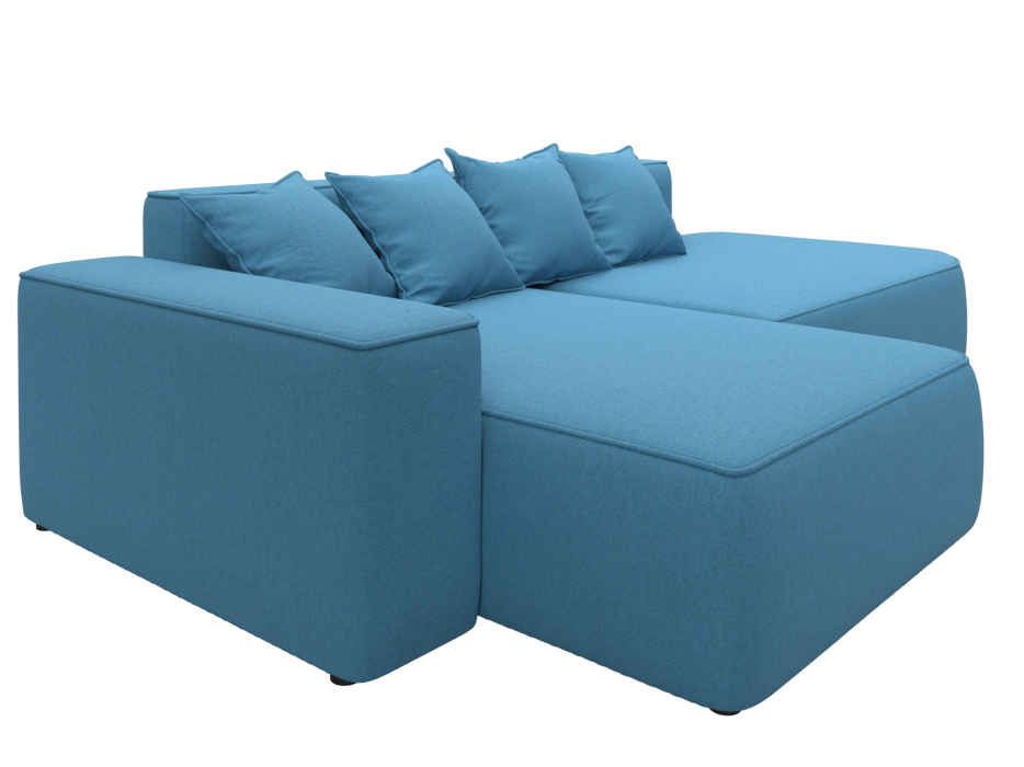 Диваны угловые в гостиную, Диван угловой Лига-065 угол левый, рогожка Амур