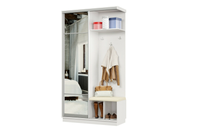 Прихожая Премьер 02 Лайт Мини 11 Правая Мягкая