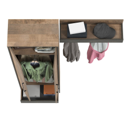 Шкаф для одежды с вешалкой для верхней одежды Трувор