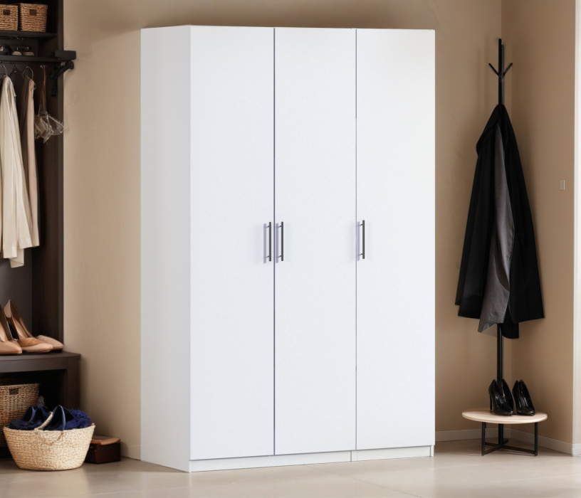 Для одежды, Шкаф трехдверный Макс 1500 мм, вариант №1 (ЛДСП)