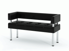 Офисные диваны, Офисный диван бизнес п-образный 110см