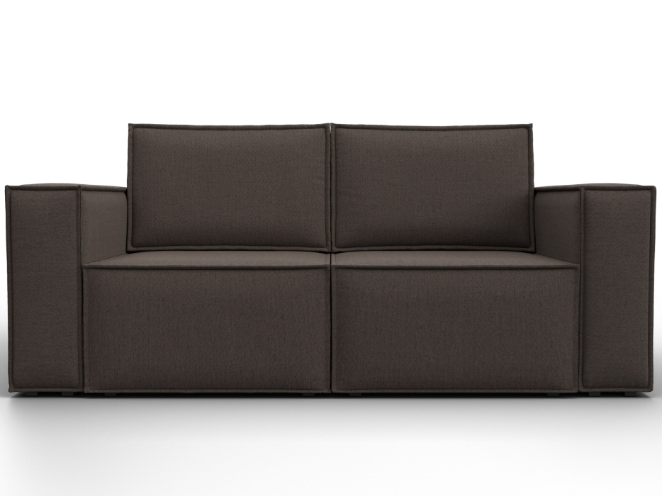 Диваны кровати со спальным местом, Диван прямой Куба мини, рогожка Амур