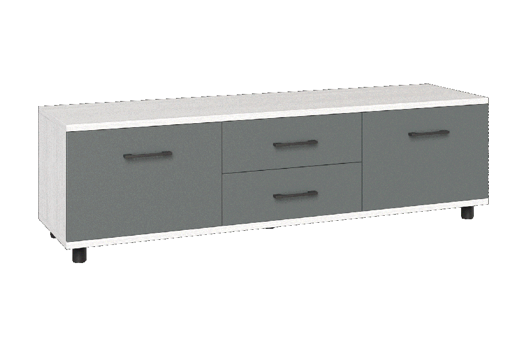 ТВ-тумбы, Модульная система Грейс Тумба ТБ-5034  Снежный Ясень