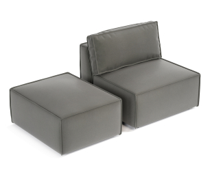 Диван модульный Гамма 170х95х70 см, левый