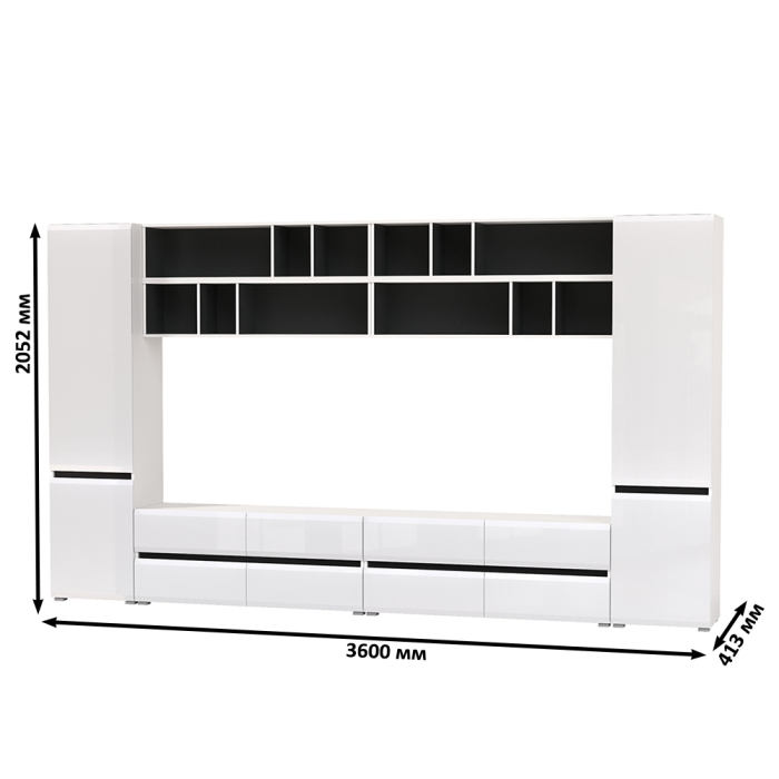 Стенки для гостиной, Сидней Комплектация № 94