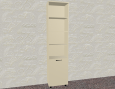 Стеллажи, Модульная система Грейс Шкаф ШК-5055  Серый Кашемир