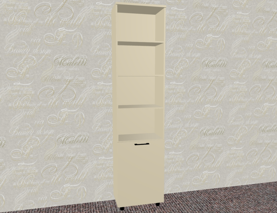 Стеллажи, Модульная система Грейс Шкаф ШК-5055  Серый Кашемир