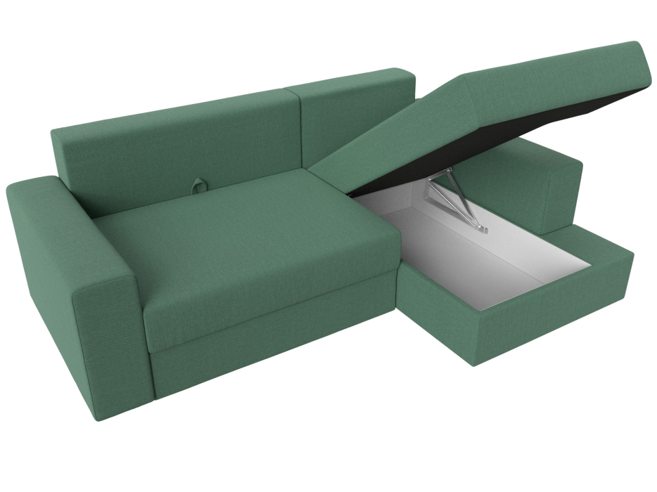 Диваны угловые в гостиную, Угловой диван Майами правый угол, рогожка