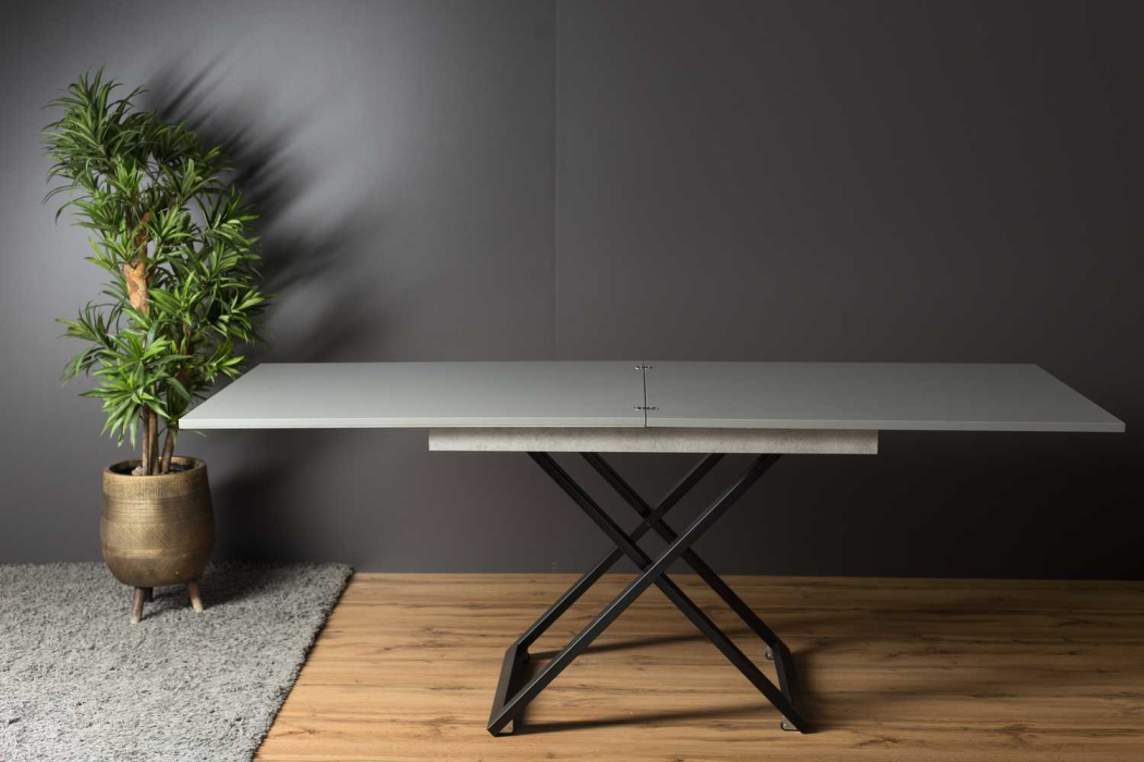 Обеденные столы, Стол-трансформер Cross (черный)