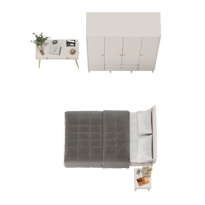 Спальные гарнитуры, Спальня Афина Сп-33 спальное место 1200х2000 мм