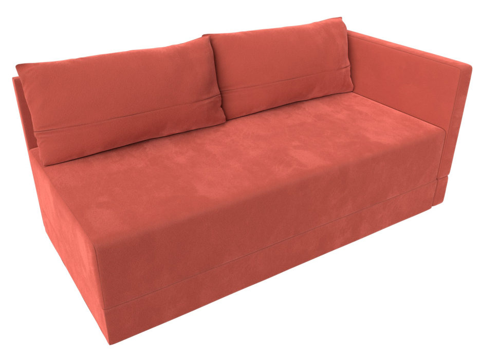 Кушетка диван, Кушетка Никас правая, микровельвет