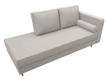 Кушетка Прайм правая, рогожка Амур