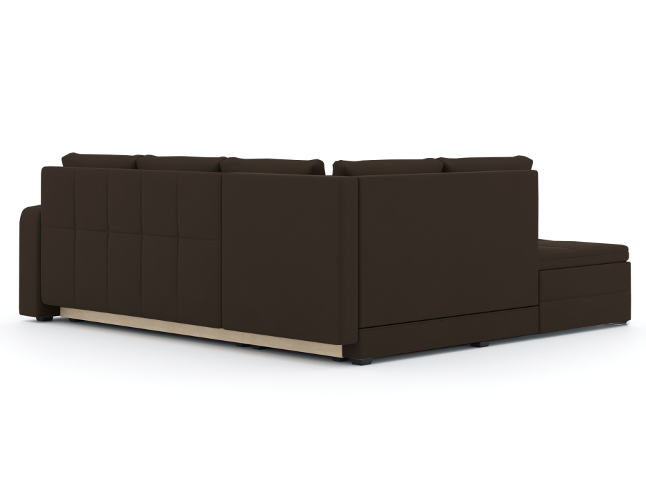 Диваны угловые в гостиную, Диван-кровать угловой еврокнижка Бромен, рогожка