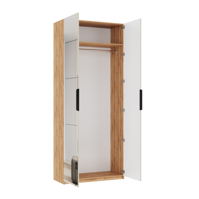 Шкафы распашные, Шкаф распашной Астрис - 2 с зеркалом