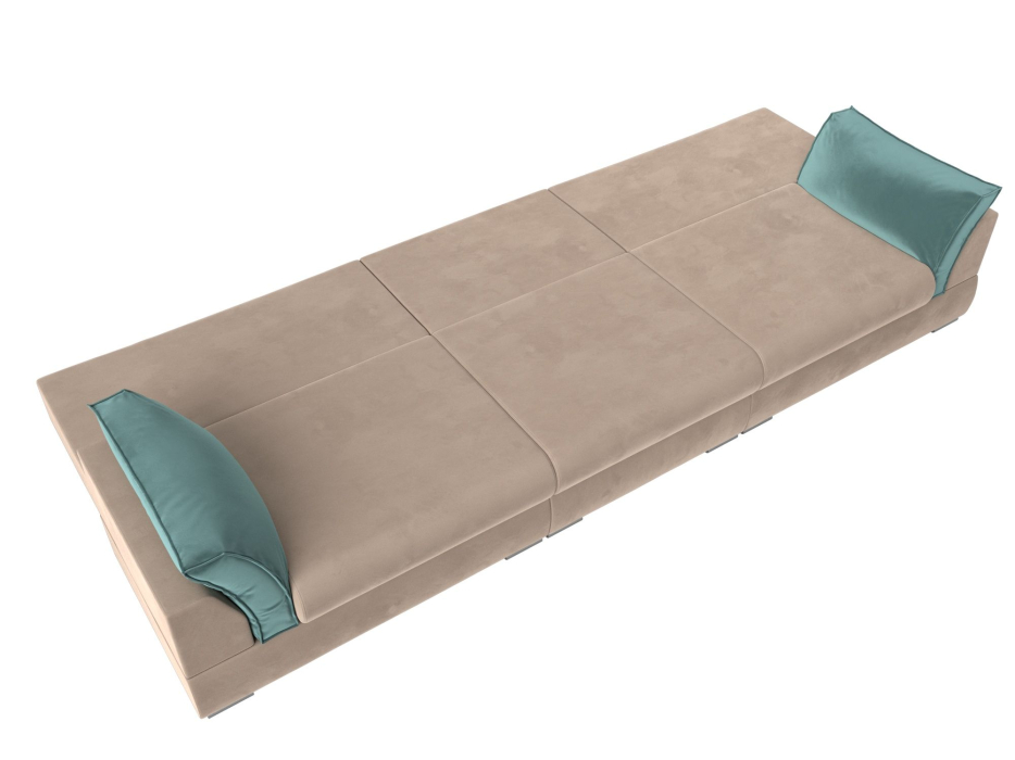 Диваны прямые кухонные, Прямой диван Пекин Long, велюр