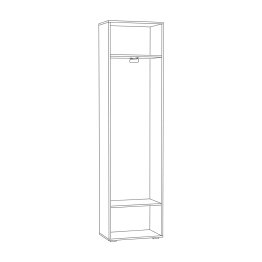 Шкаф для одежды Лайн 08.122