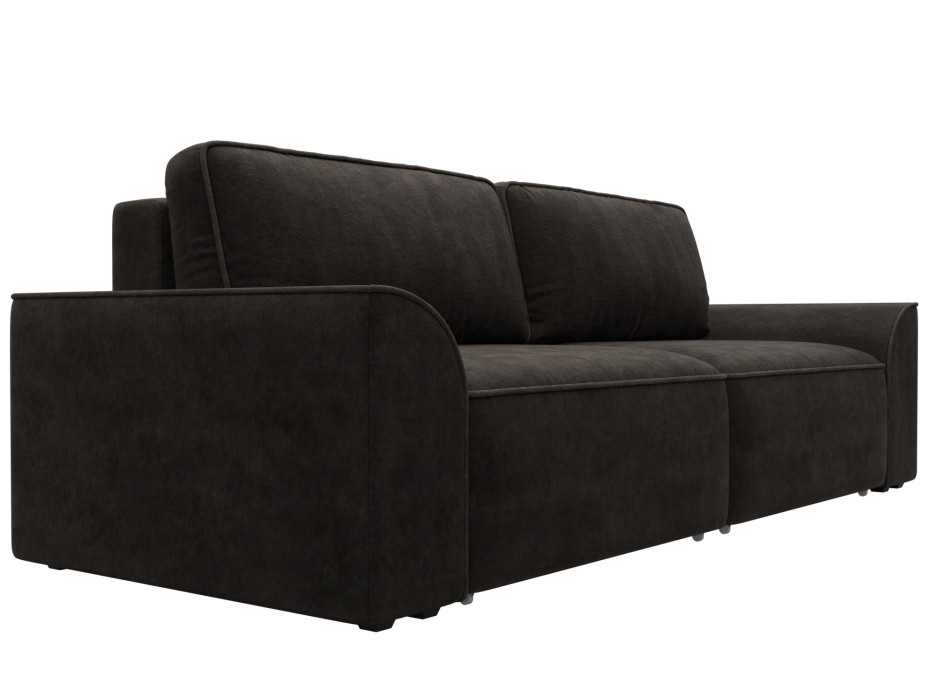 Диваны еврокнижки, Диван прямой Лига-048 НПБ, велюр BRUT