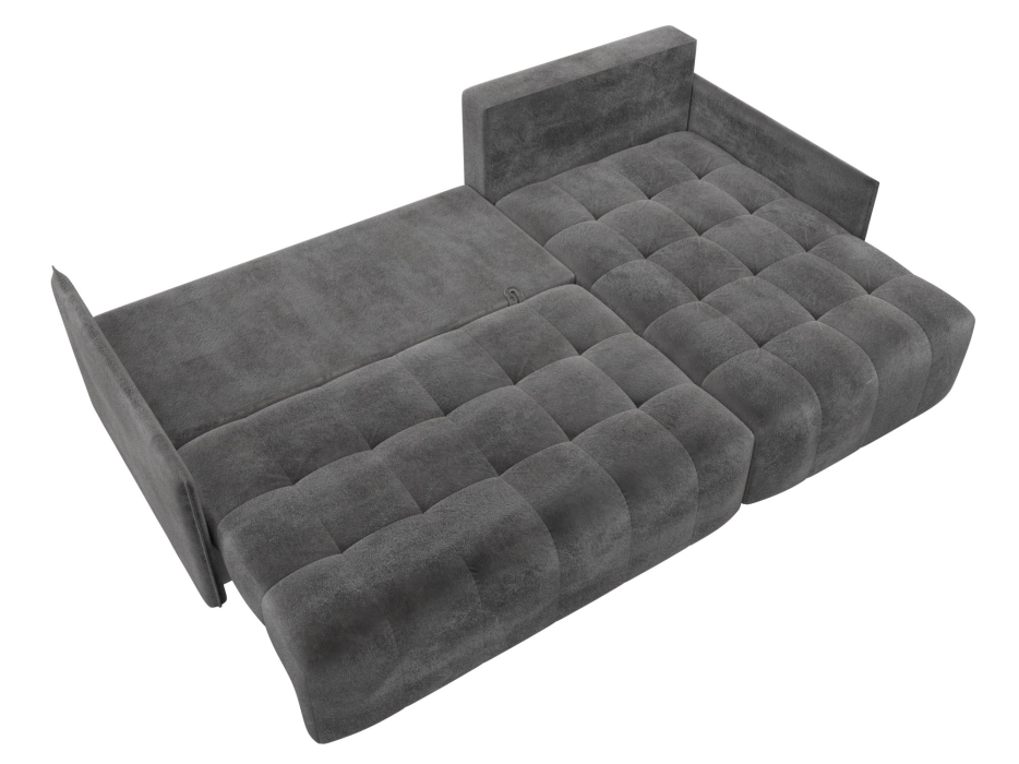 Диваны угловые в гостиную, Диван угловой Лига-054 НПБ угол универсальный, велюр TOWER