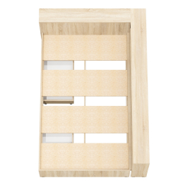 Ксения 1200 кровать с ящиками, ящиком для белья и прикроватным блоком для вещей