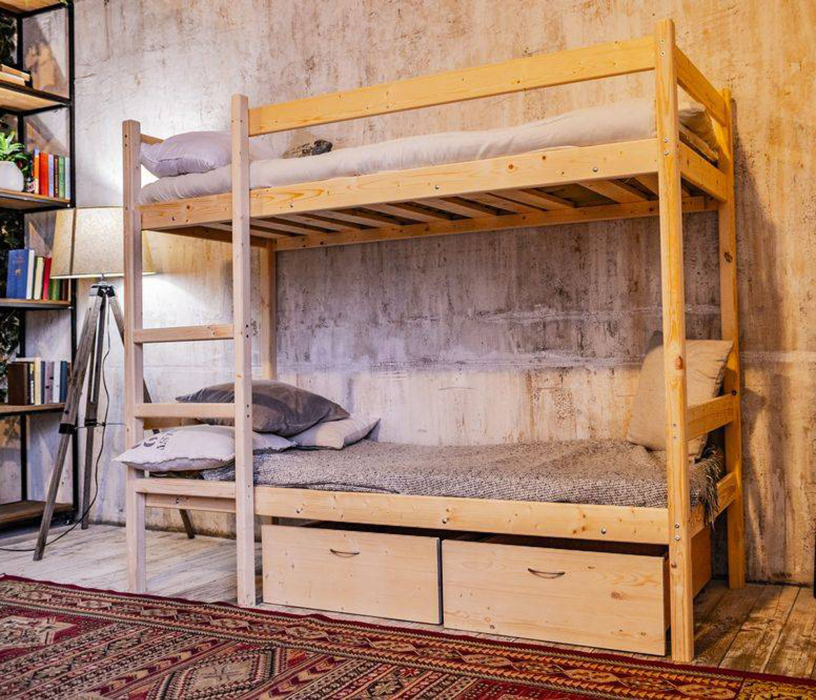 Для подростков, Двухъярусная кровать 70х190