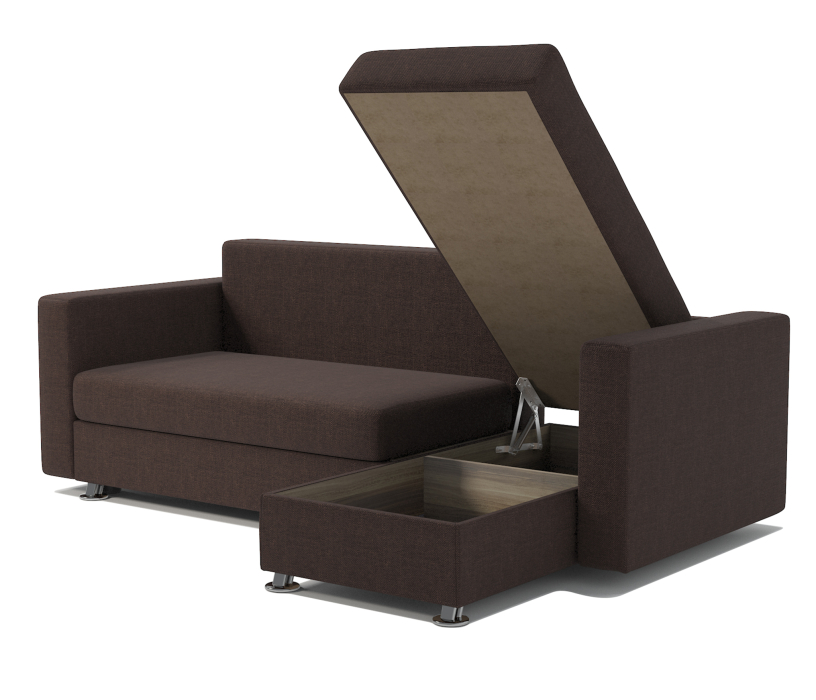 Диваны угловые в гостиную, Угловой диван Ария правый, рогожка