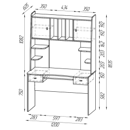 Стол рабочий Бета