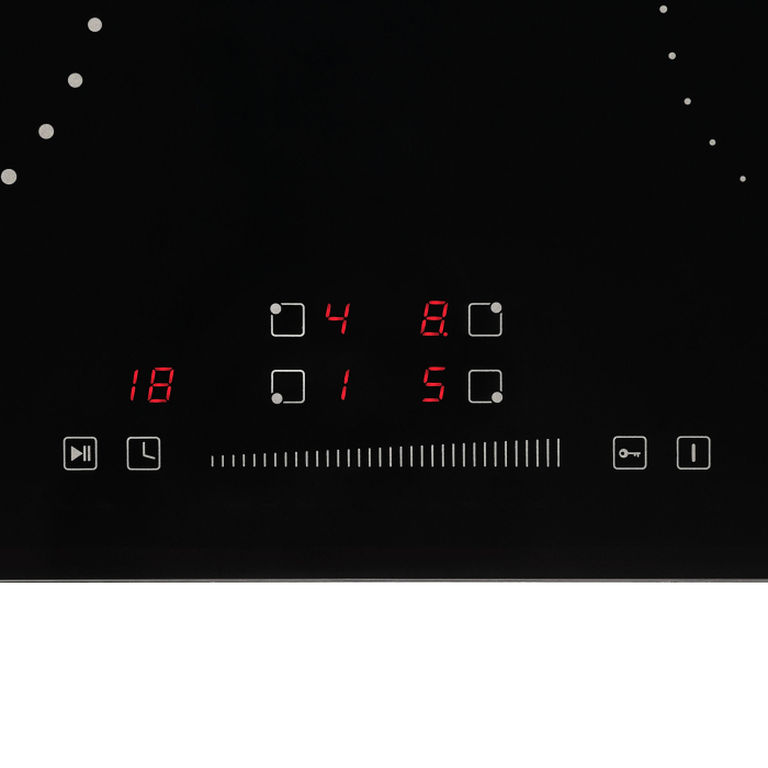 Встраиваемые варочные панели, Электрическая варочная поверхность KRONA CORTO 60 BL (независимая)