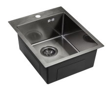 Кухонные мойки, Мойка универсального монтажа EMB-128A PVD Nano