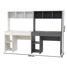 Компьютерный стол для двоих детей Комфорт 12.77F