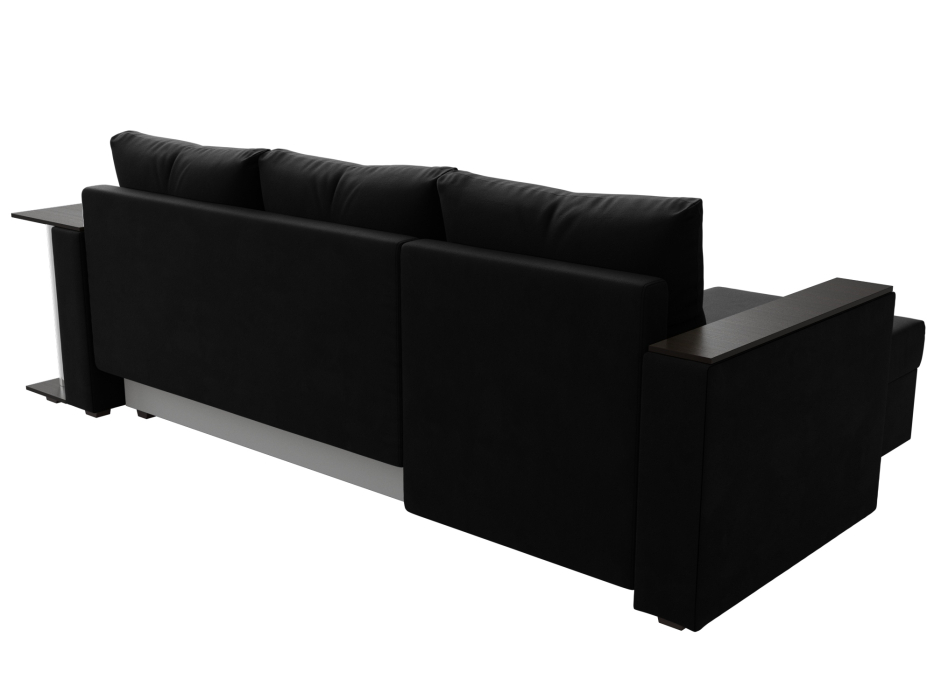 Диваны угловые в гостиную, Угловой диван Атланта левый угол, микровельвет