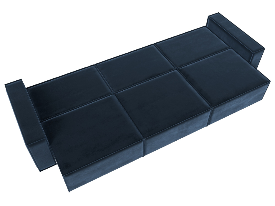 Диваны кровати со спальным местом, Диван прямой Куба лонг, велюр TOWER
