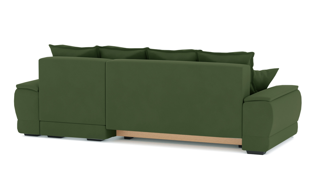 Диваны угловые в гостиную, Диван-кровать угловой Нордвикс Мини, велюр