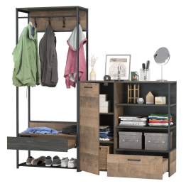 Прихожая 15.120 с широким комодом Трувор