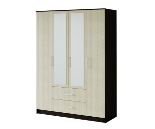 Фиеста Уют Шкаф 4-х дверный